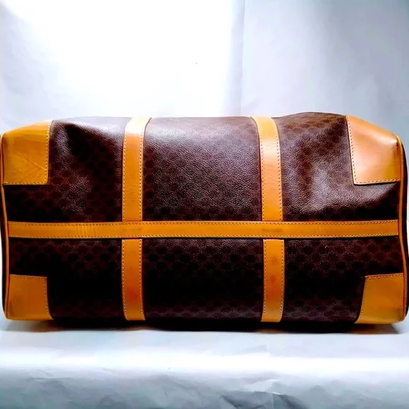 Celine Boston Bag in Excellent Conditionion PVC BROWN COLOR - Picture 4 of 9